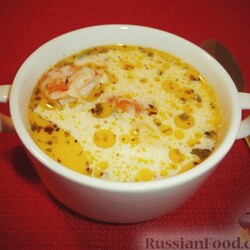 суп с креветками