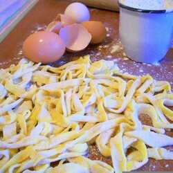 Паста домашняя яичная быстрого приготовления