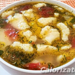 Куриный суп с клецками