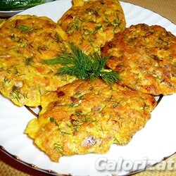 Оладьи из горбуши