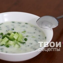Холодный огуречный суп