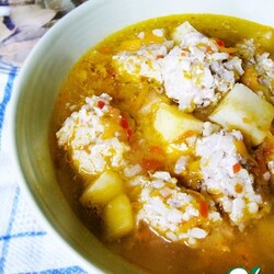 Фрикадельки с рисом "Про запас "