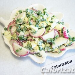 Салат с зелёным луком