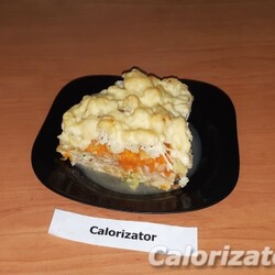 Куриная запеканка с цветной капустой