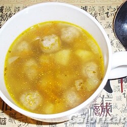 Картофельный суп с фрикадельками