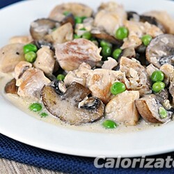 Курица с грибами в мультиварке