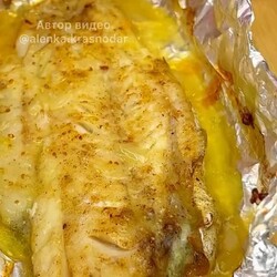 Минтай в фольге