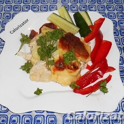 Куриное филе с картофелем и сыром
