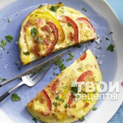 Омлет с овощами