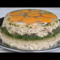 ЗАЛИВНОЕ из курицы на праздничный с тол. Простой рецепт холодца