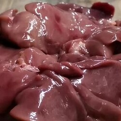 Куриная печень в белом соусе