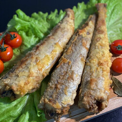 Жареный минтай