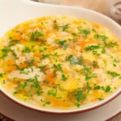 Куриный суп со «звездочками»