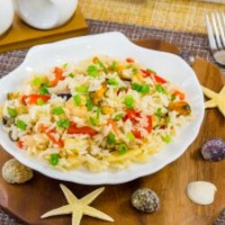 Морепродукты с рисом