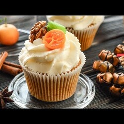 Морковные КАПКЕЙКИ с КРЕМ-ЧИЗОМ ☆ Carrot cupcakes