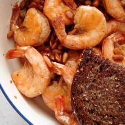 Жареные креветки