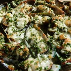 Запечённые мидии «киви» любимые