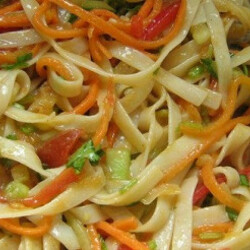 Лапша удон с овощами. Рецепт