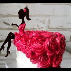 Как сделать топпер-силуэт для торта своими руками