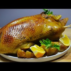 Сочная УТКА Запечённая в Духовке ❆Секреты Мягкой и Сочной Утки Duck in the oven with apples