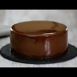 Шоколадная зеркальная глазурь