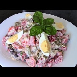 Салат из баклажанов Вкуснотища - минимум ингредиентов, легко готовится, съедается быстро!