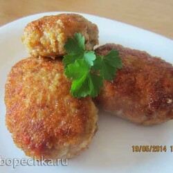 Котлеты с грибами