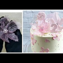 Фактурный карамельный цветок\ Textured Caramel Flower