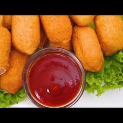 КОРН ДОГ | Сосиска в тесте | Сосиска в кукурузном кляре во фритюре | Корн дог на палочке