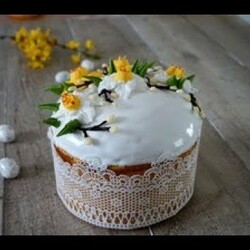 Как украсить кулич.\паску\Рецепт идеальной глaзури на желатине. Easter bread Glaze .