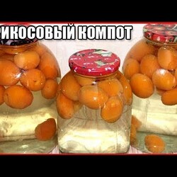 КОМПОТ ИЗ АБРИКОСОВ НА ЗИМУ без стерилизации
