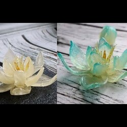 Водяная лилия из карамели! Без молда!