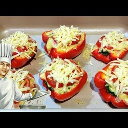 Фаршированный перец в духовке
