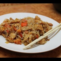 Китайская Лапша со Свининой мммм как вкусно