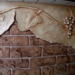 Декоративная штукатурка под камень, имитация камня на стене своими руками из штукатурки