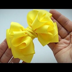 Воздушные и пышные банты из репсовой ленты Алена Хорошилова