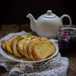 Сладкие гренки из батона с молоком и яйцом — рецепт с фото