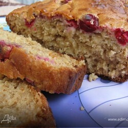 Как приготовить Овсяный кекс с клюквой