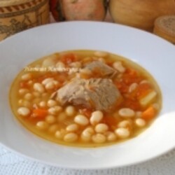 Рецепт фасолевого супа с мясом