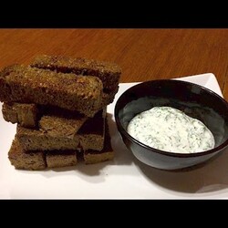 Чесночные гренки (закуска)