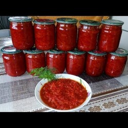 Борщевая Заправка на Зиму ! Только Овощи и Соль ! Без Стерилизации !