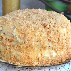 ОБАЛДЕННЫЙ ТОРТ “ПЛОМБИР” – И НИКАКАЯ ДУХОВКА НЕ НУЖНА. Такой тортик готовится просто и быстро, а его вкус напоминает пломбирное мороженое.