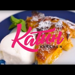 ДОМАШНЯЯ ВЫПЕЧКА. ТОРТ "КАРМЕЛА" с яблоками, персиками и абрикосами / DESSERT "CARMELA"