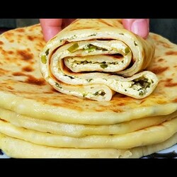 Хачапури☆На сковороде! Вот как надо готовить Самые Вкусные кефирные лепёшки‼