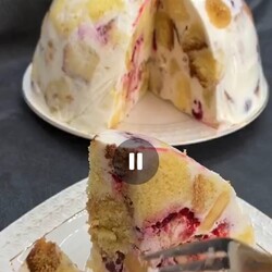 Торт бисквит со сметаным кремом