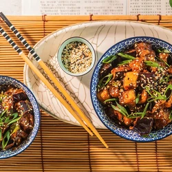 Карамелизованные баклажаны с хрустящей корочкой, пошаговый рецепт с фото на 376 ккал