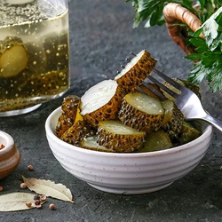 Маринованные огурцы по-фински на зиму с горчицей, нарезанные, пошаговый рецепт с фото на 44 ккал
