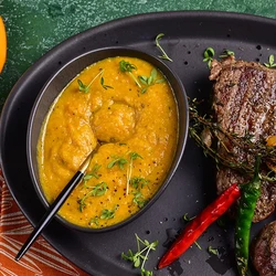 Соус из хурмы для мяса, пошаговый рецепт с фото на 200 ккал