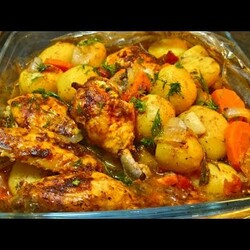 Чахохбили в духовке (рецепт без заморочек)