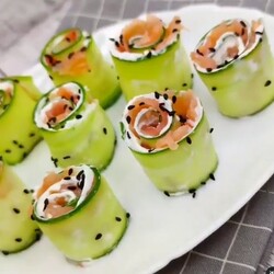 ролл из огурца